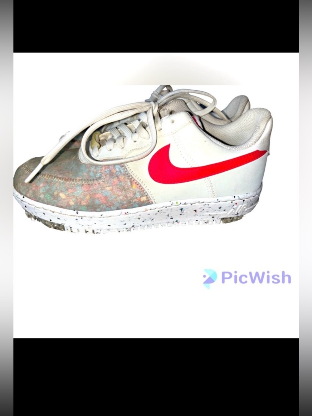 Nike Air Force 1 Crater Summit White Siren Red Women's Size 8 Shoes
